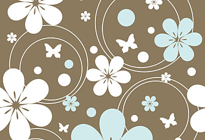 Retro tapeta Kvety 14026